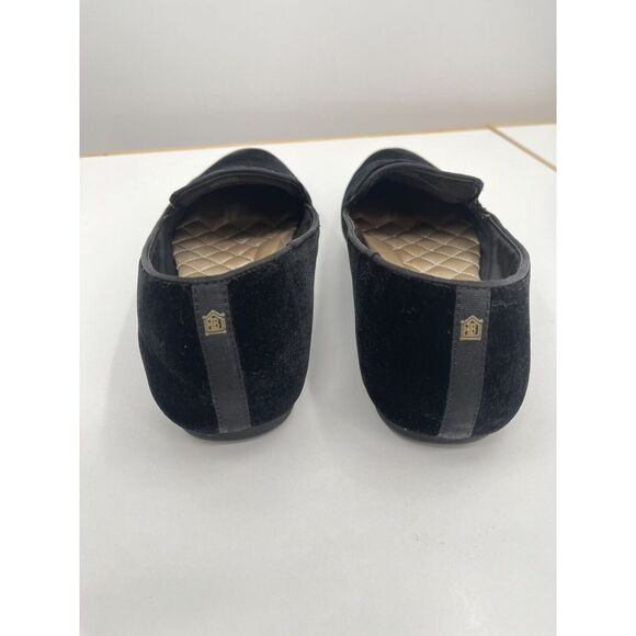 Birdies The Heron Shoes Women's 10.5 Slip On Black Velvet Suede Loafer - Picture 5 of 7